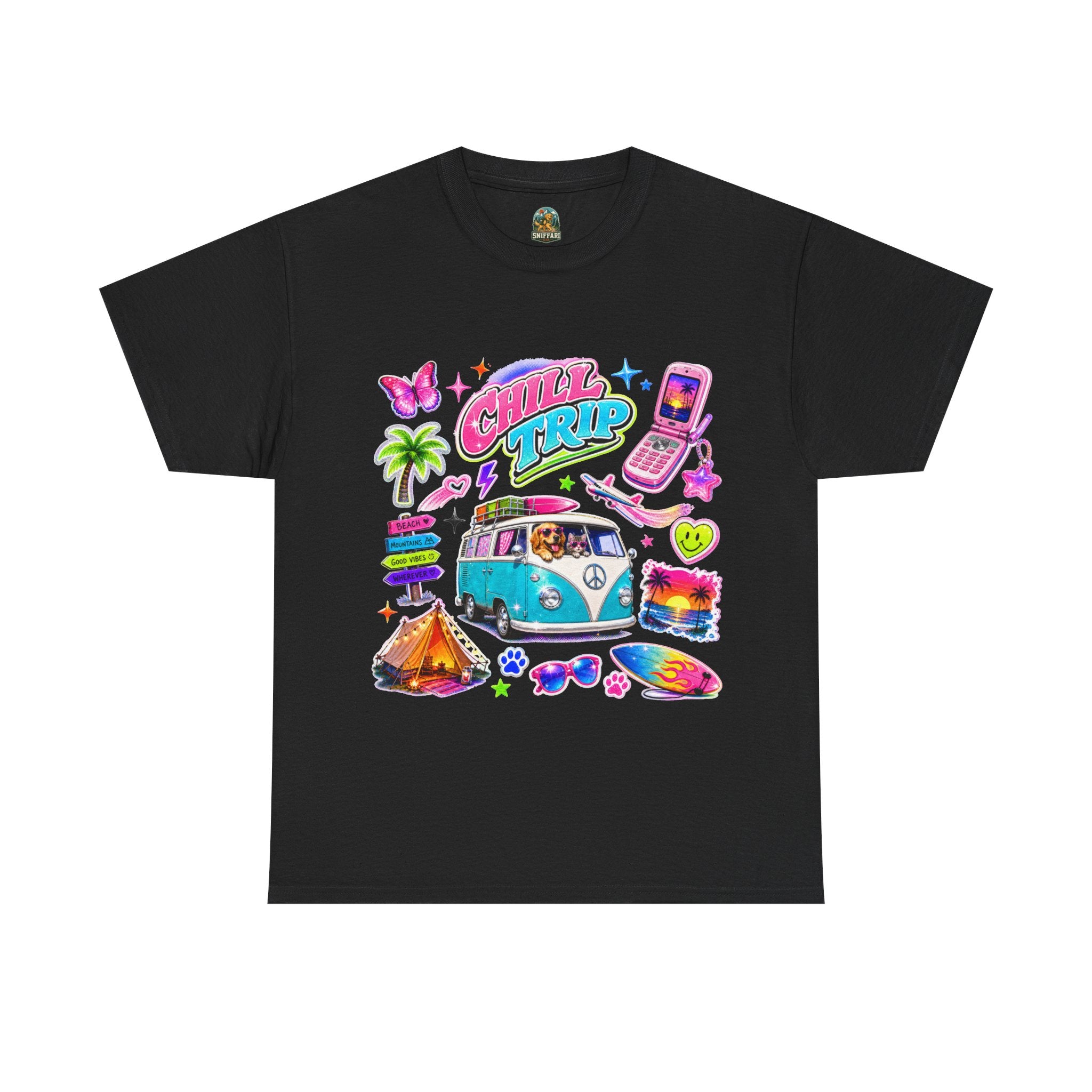 Chill Trip Retro Camper T-Shirt