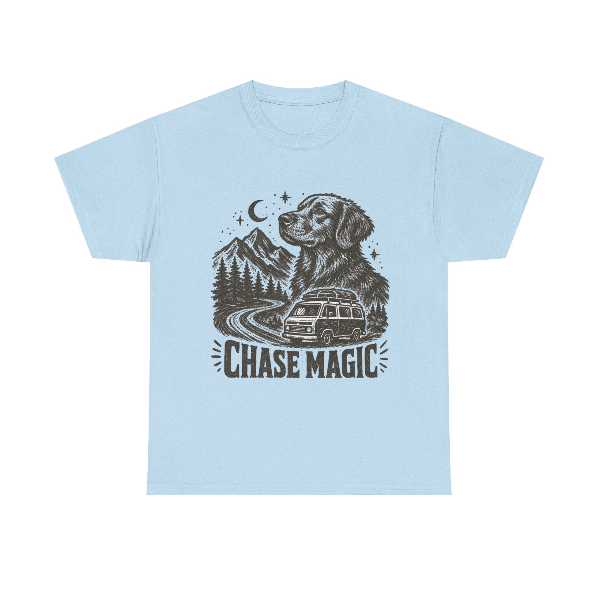 Chase Magic T-Shirt — Adventure Dog Van Life Graphic Tee