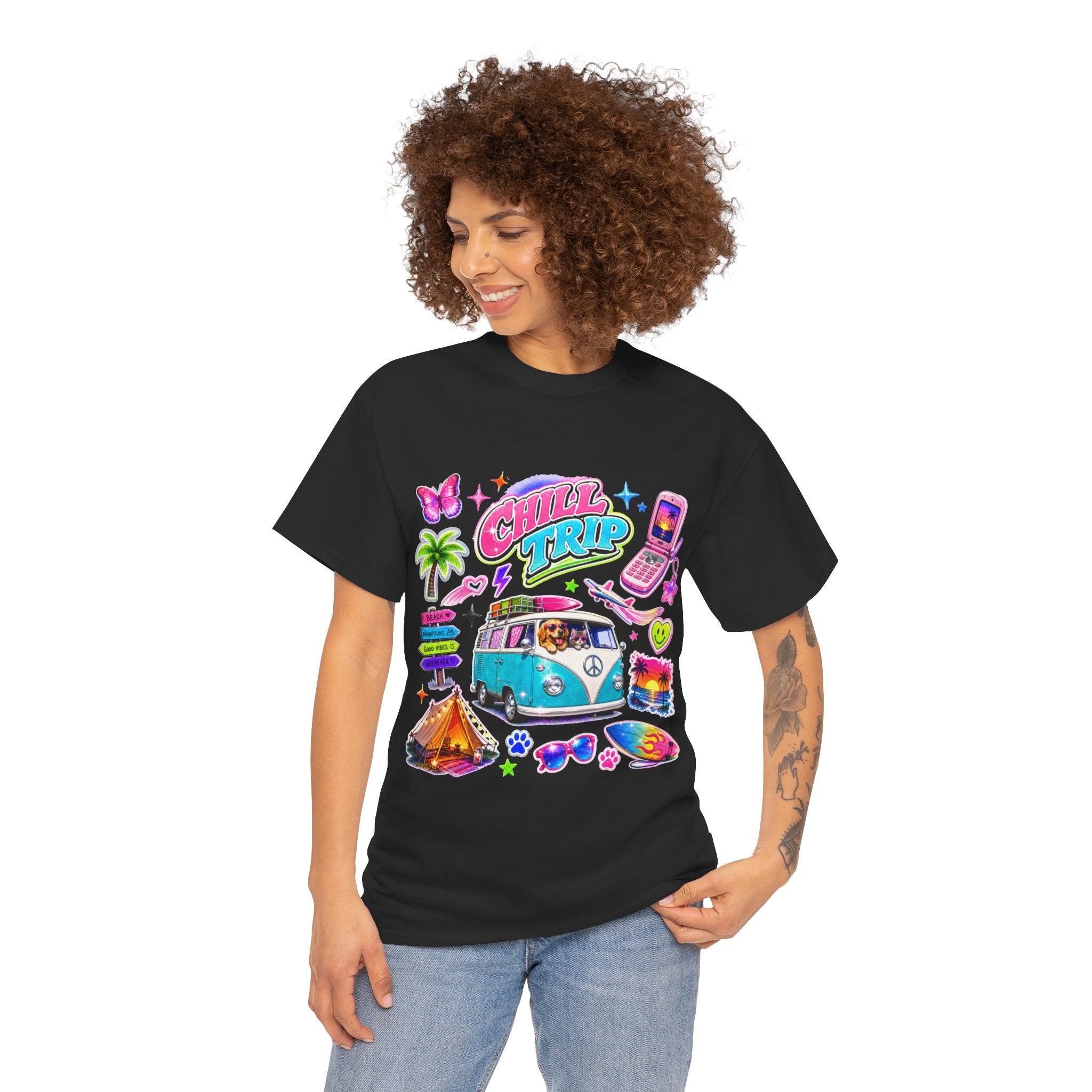 Chill Trip Retro Camper T-Shirt