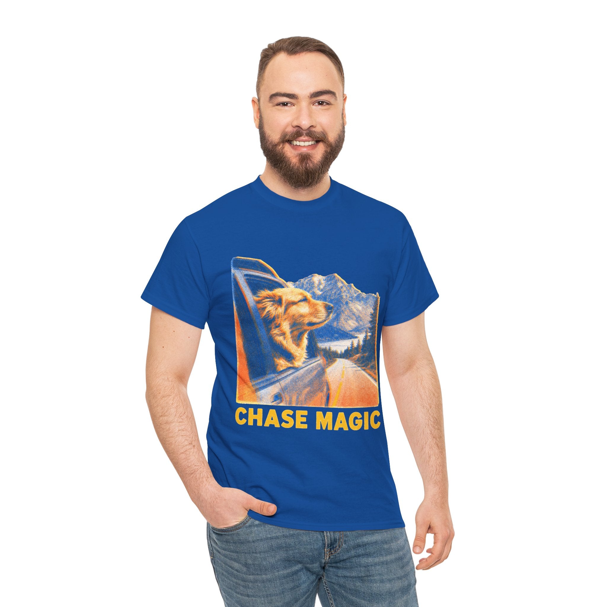 Chase Magic Retro Mountain Dog Graphic Tee
