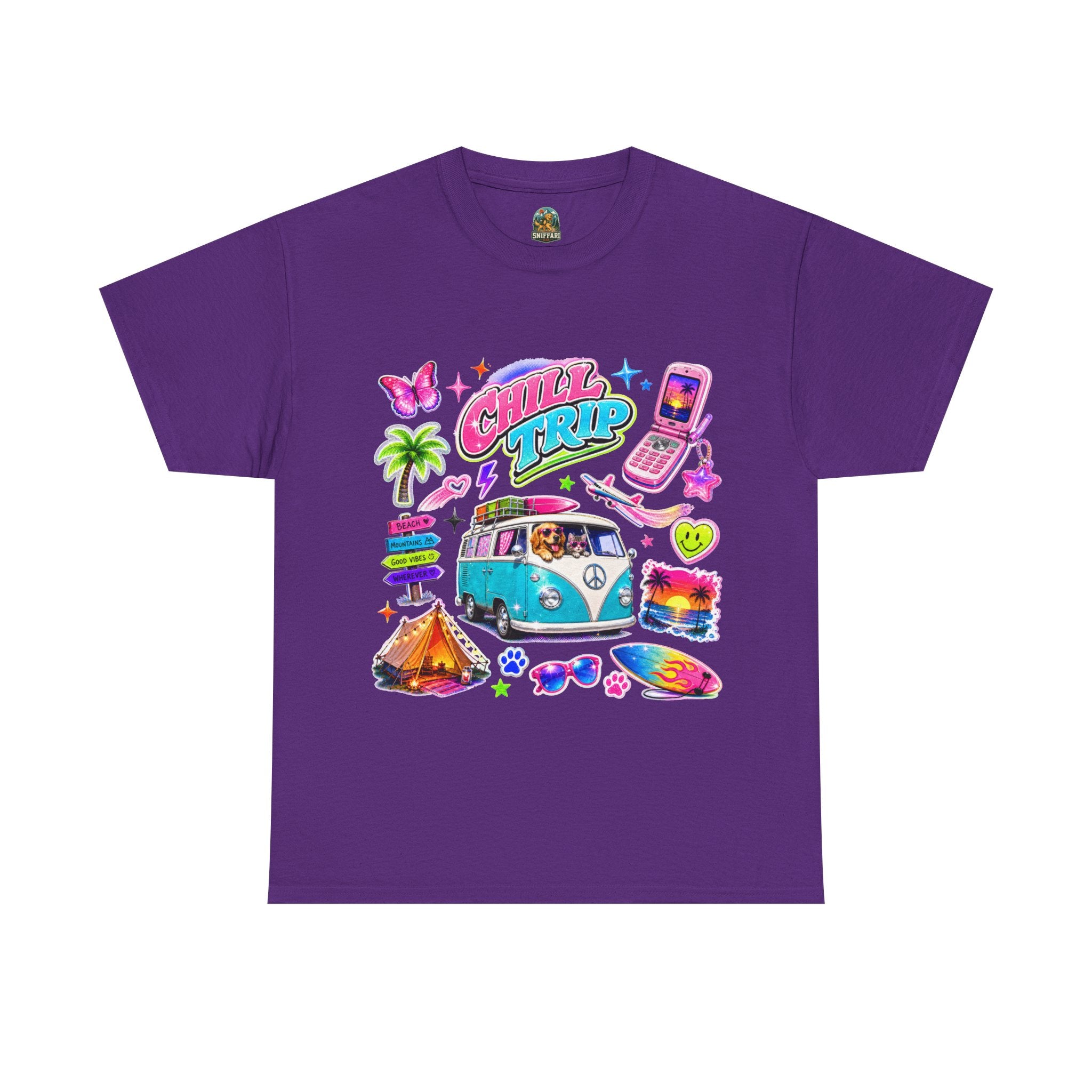 Chill Trip Retro Camper T-Shirt