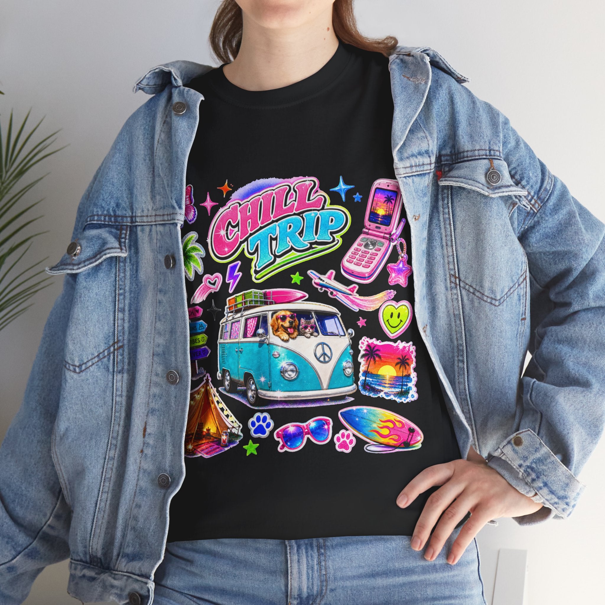 Chill Trip Retro Camper T-Shirt