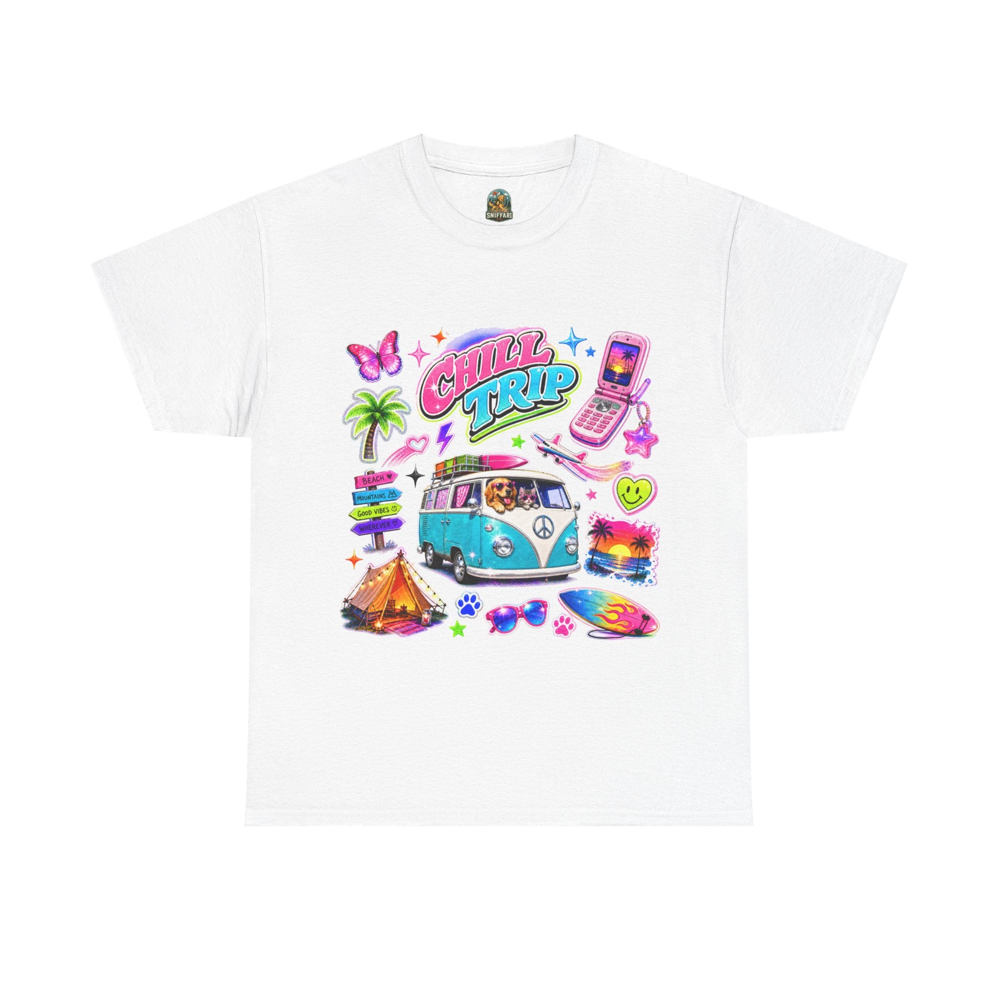 Chill Trip Retro Camper T-Shirt