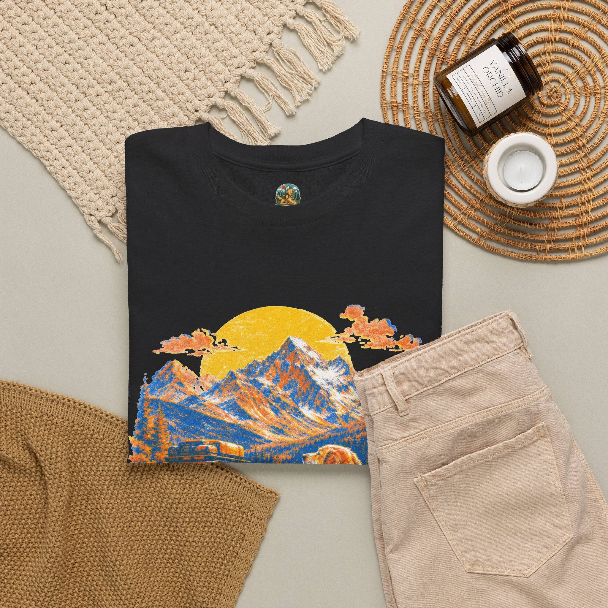 Making Memories T-Shirt — Retro Camping Dog Graphic Tee for Outdoors Lovers