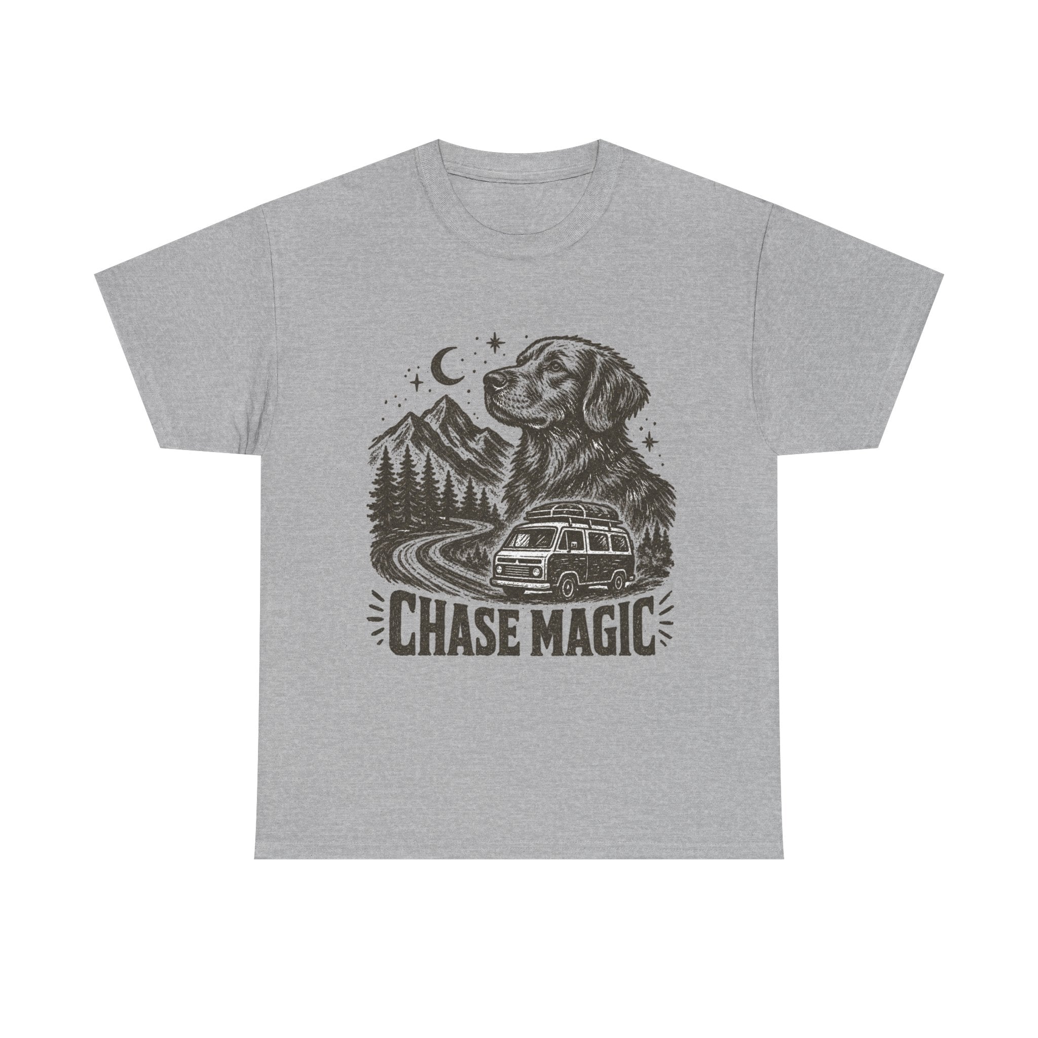 Chase Magic T-Shirt — Adventure Dog Van Life Graphic Tee