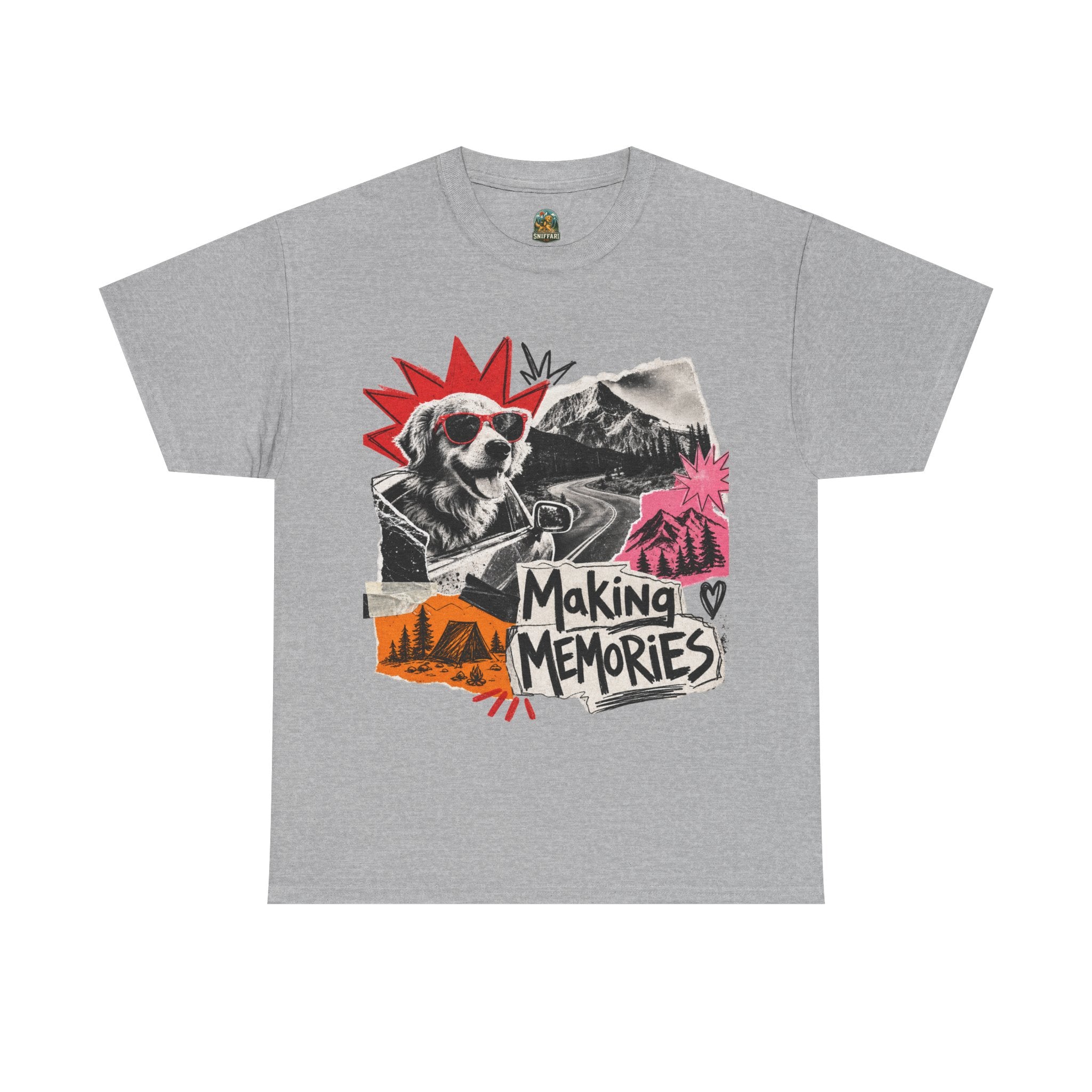 Making Memories Vintage Collage Graphic Tee