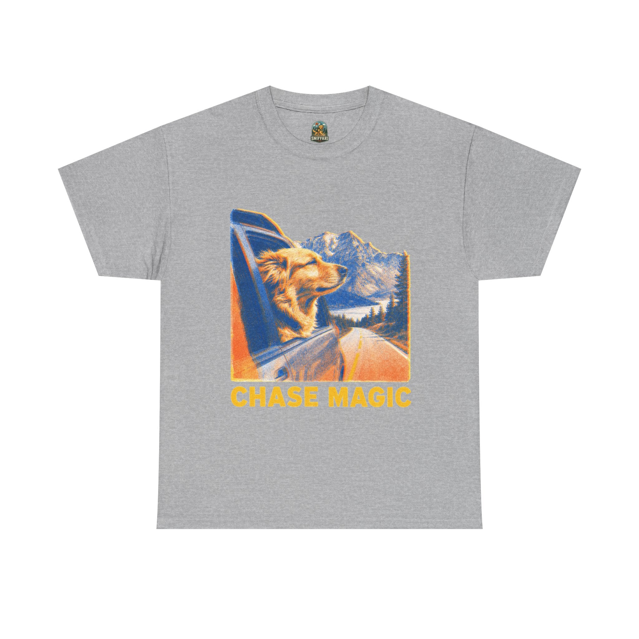 Chase Magic Retro Mountain Dog Graphic Tee