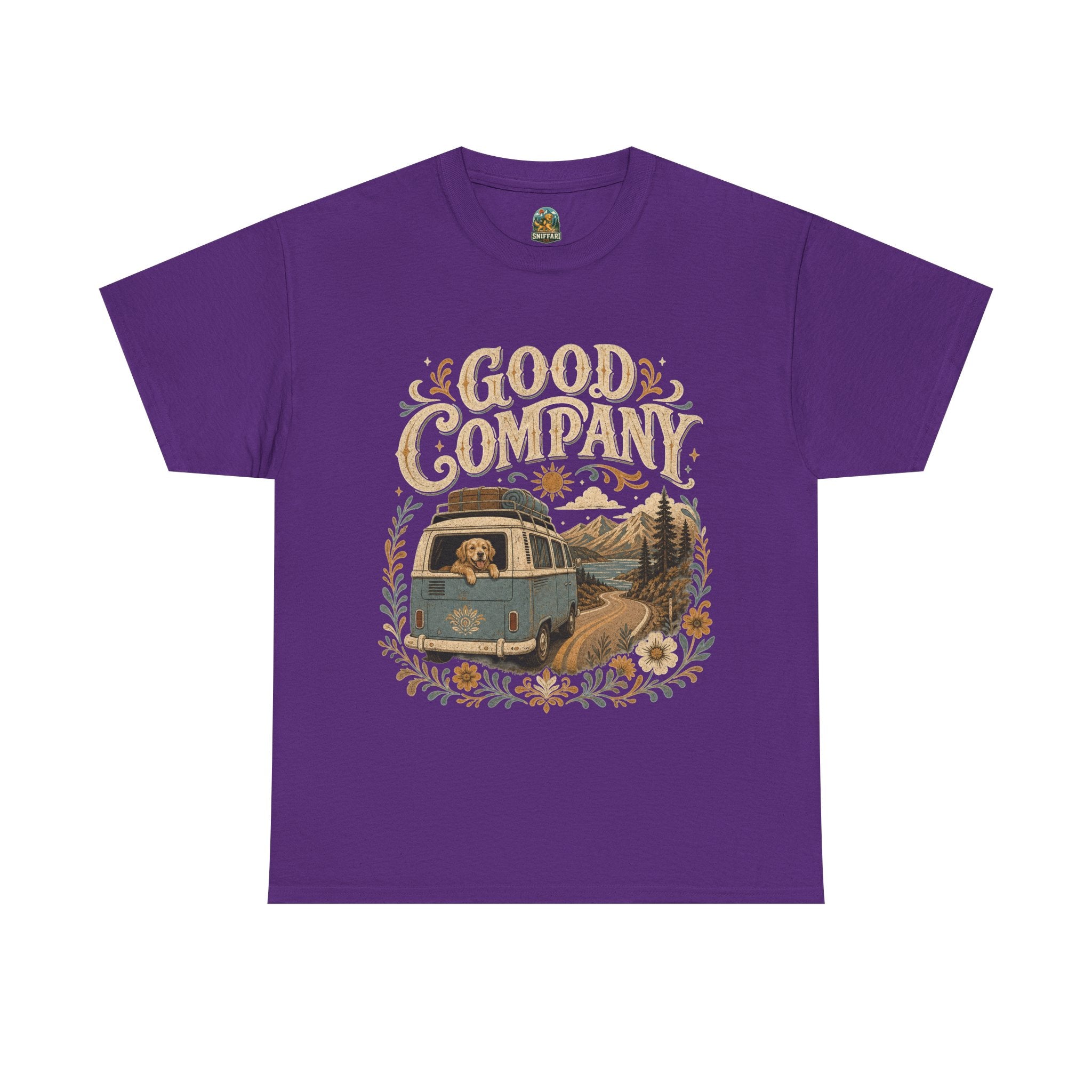 Good Company Retro Camper Van Road Trip Graphic Tee