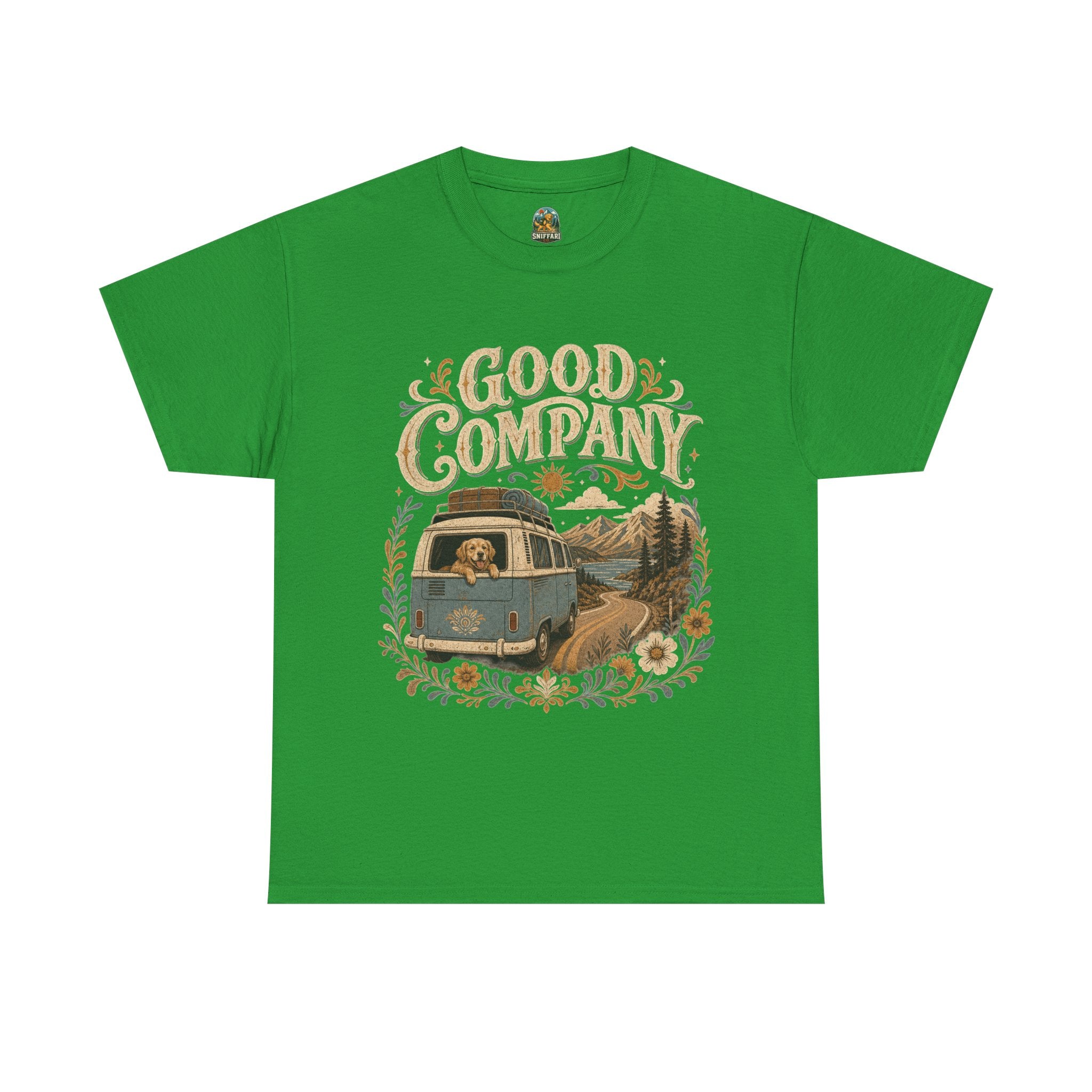 Good Company Retro Camper Van Road Trip Graphic Tee