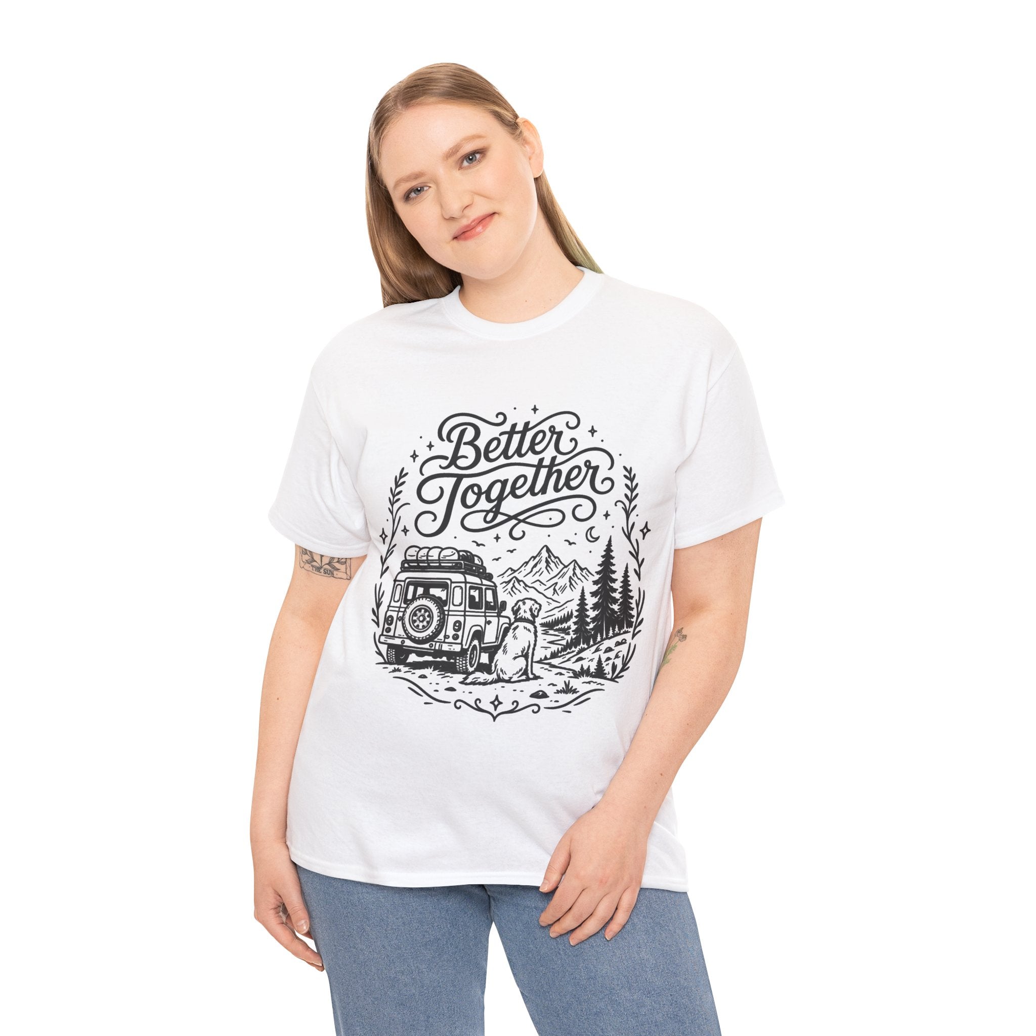 Better Together Camper Tee — Couples Road Trip & Adventure T-Shirt