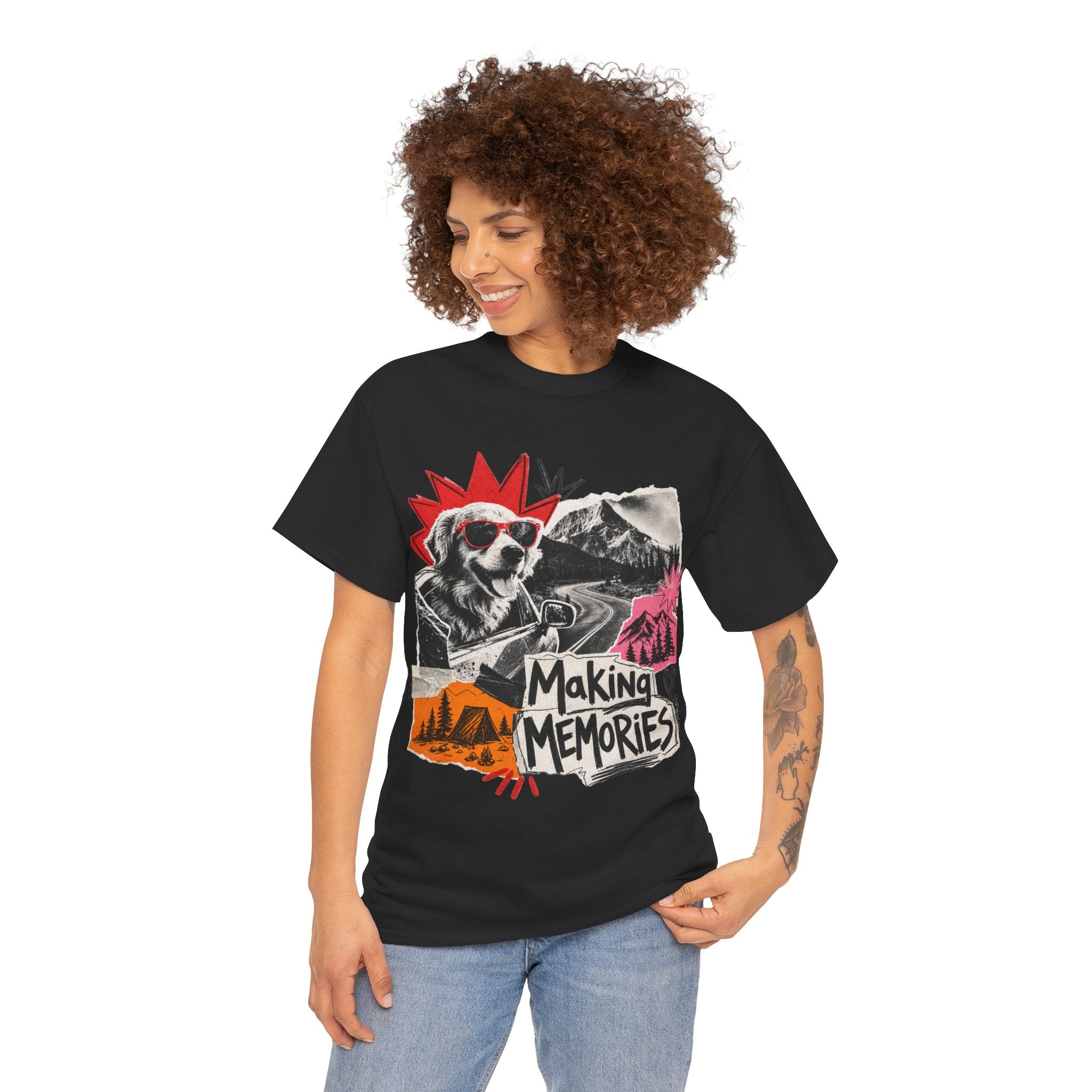 Making Memories Vintage Collage Graphic Tee