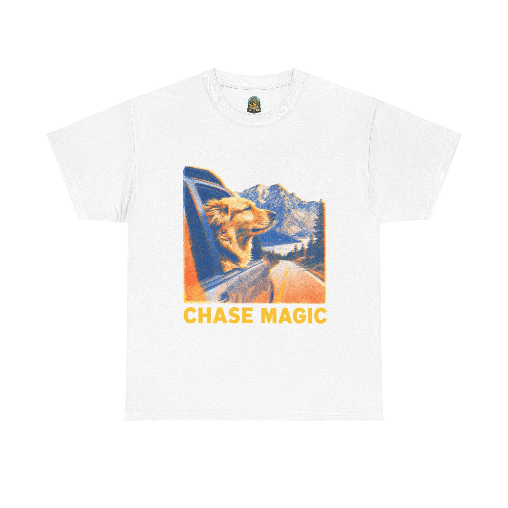 Chase Magic Retro Mountain Dog Graphic Tee