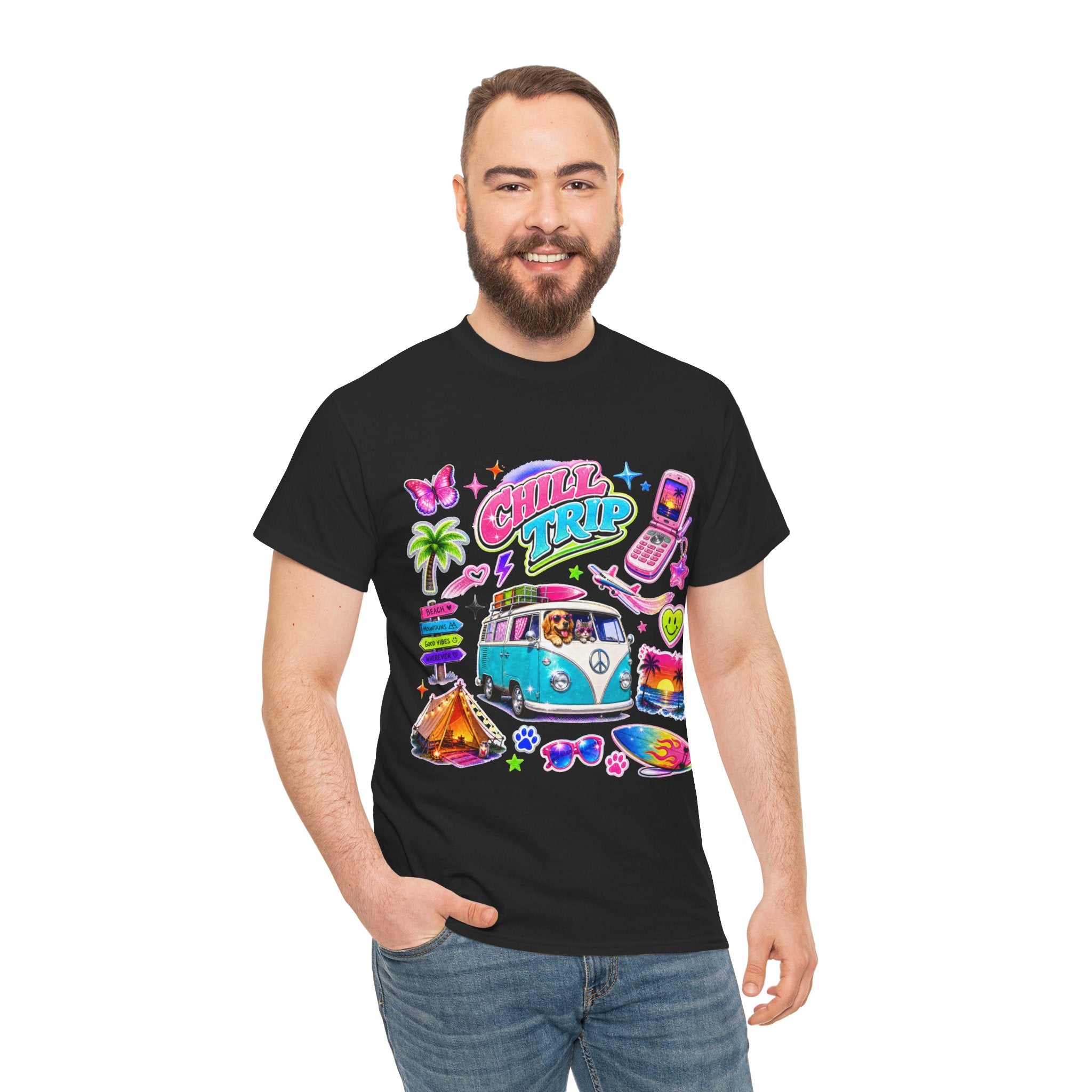 Chill Trip Retro Camper T-Shirt