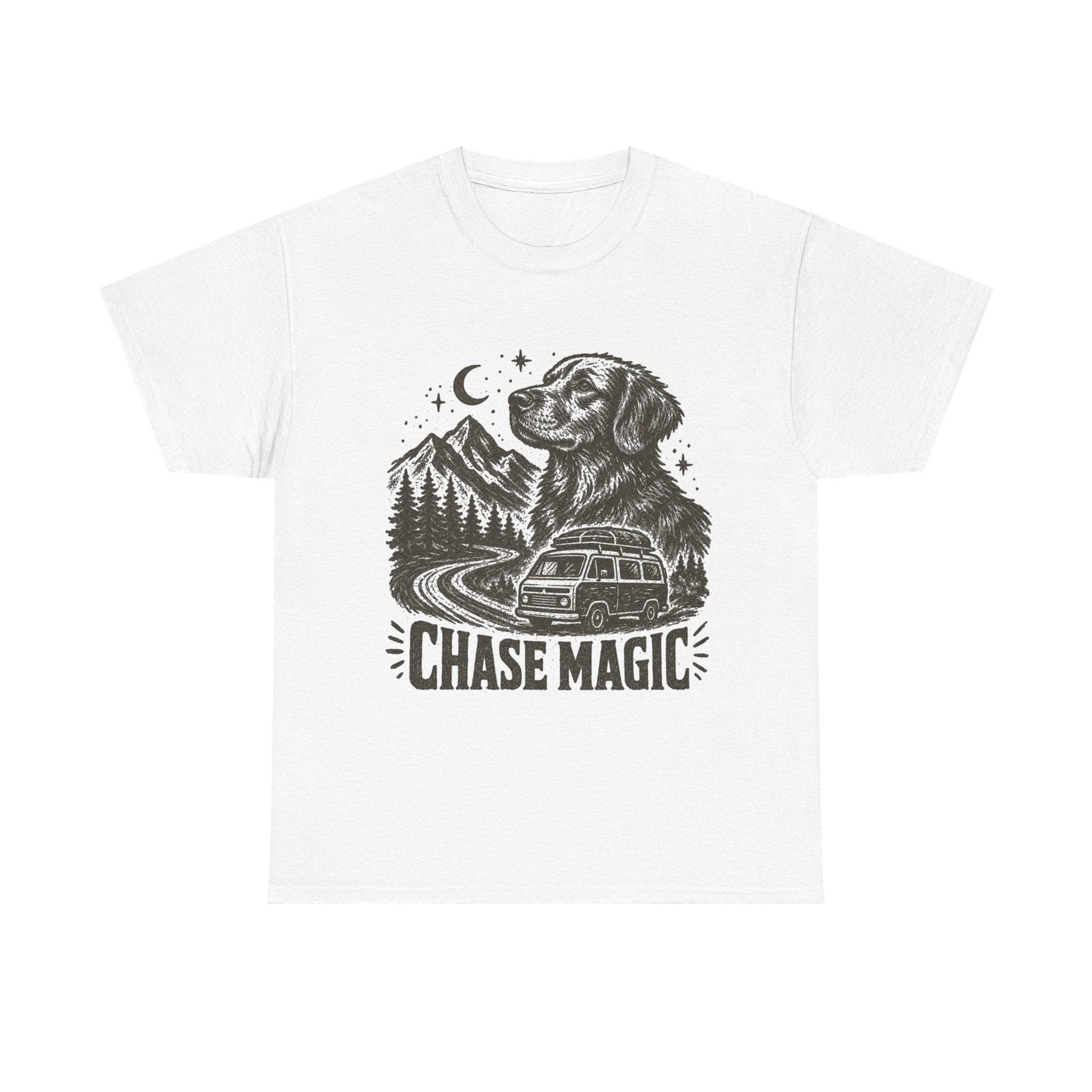Chase Magic T-Shirt — Adventure Dog Van Life Graphic Tee