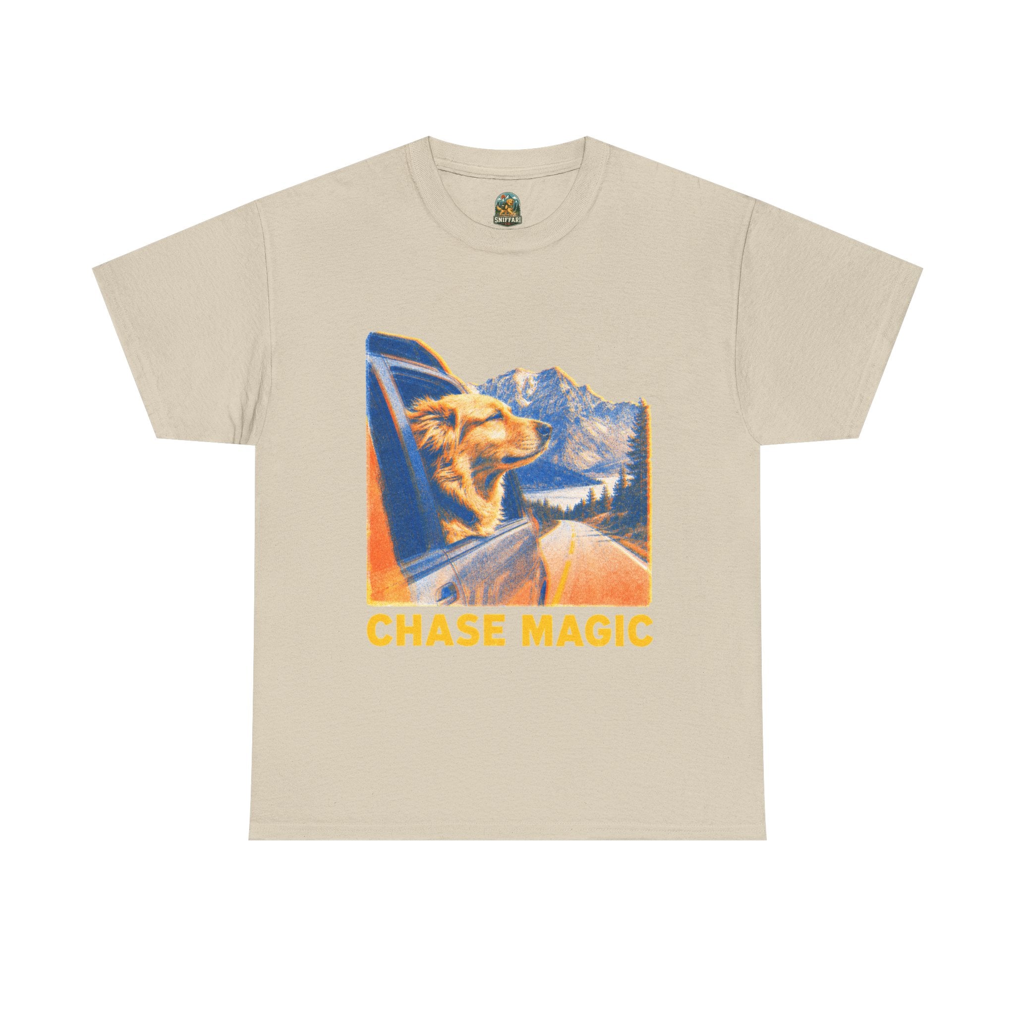 Chase Magic Retro Mountain Dog Graphic Tee