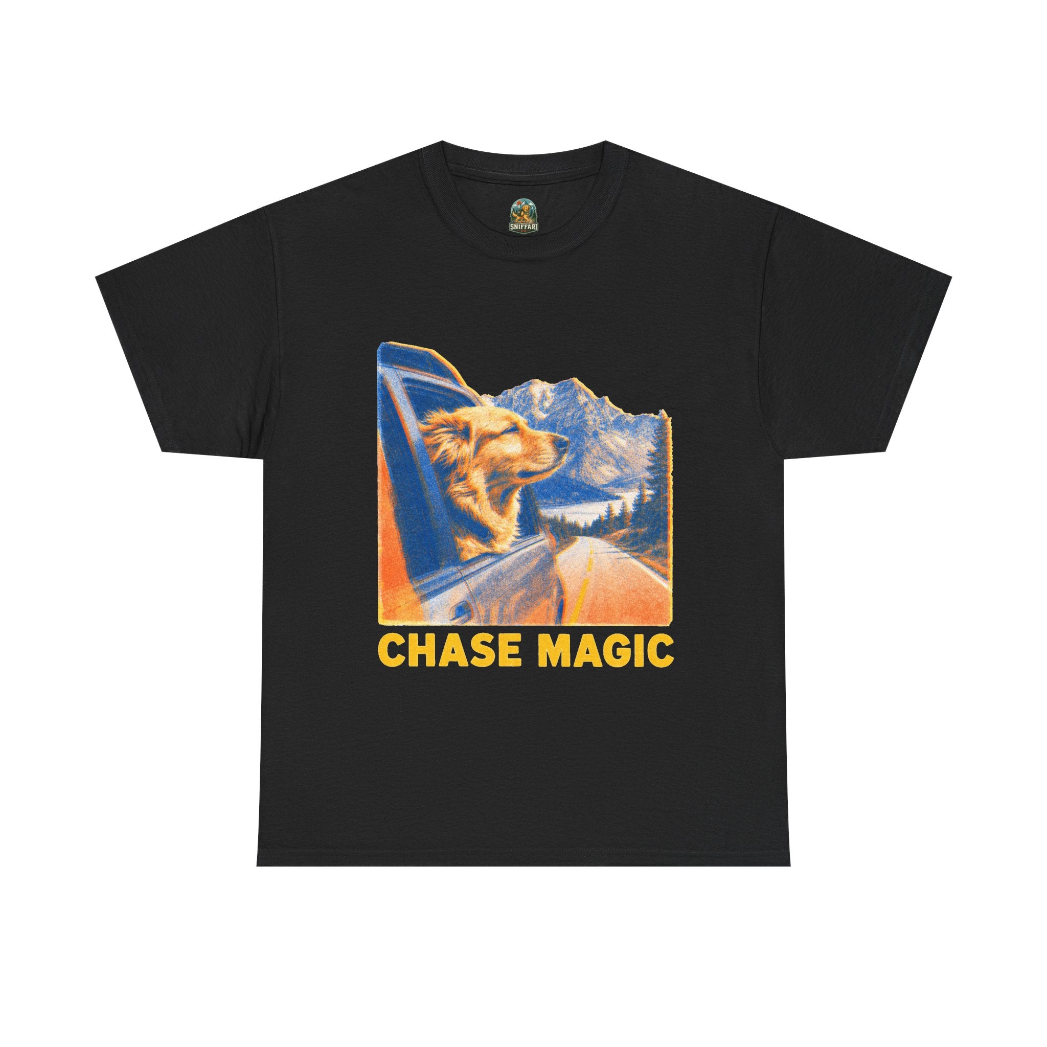 Chase Magic Retro Mountain Dog Graphic Tee