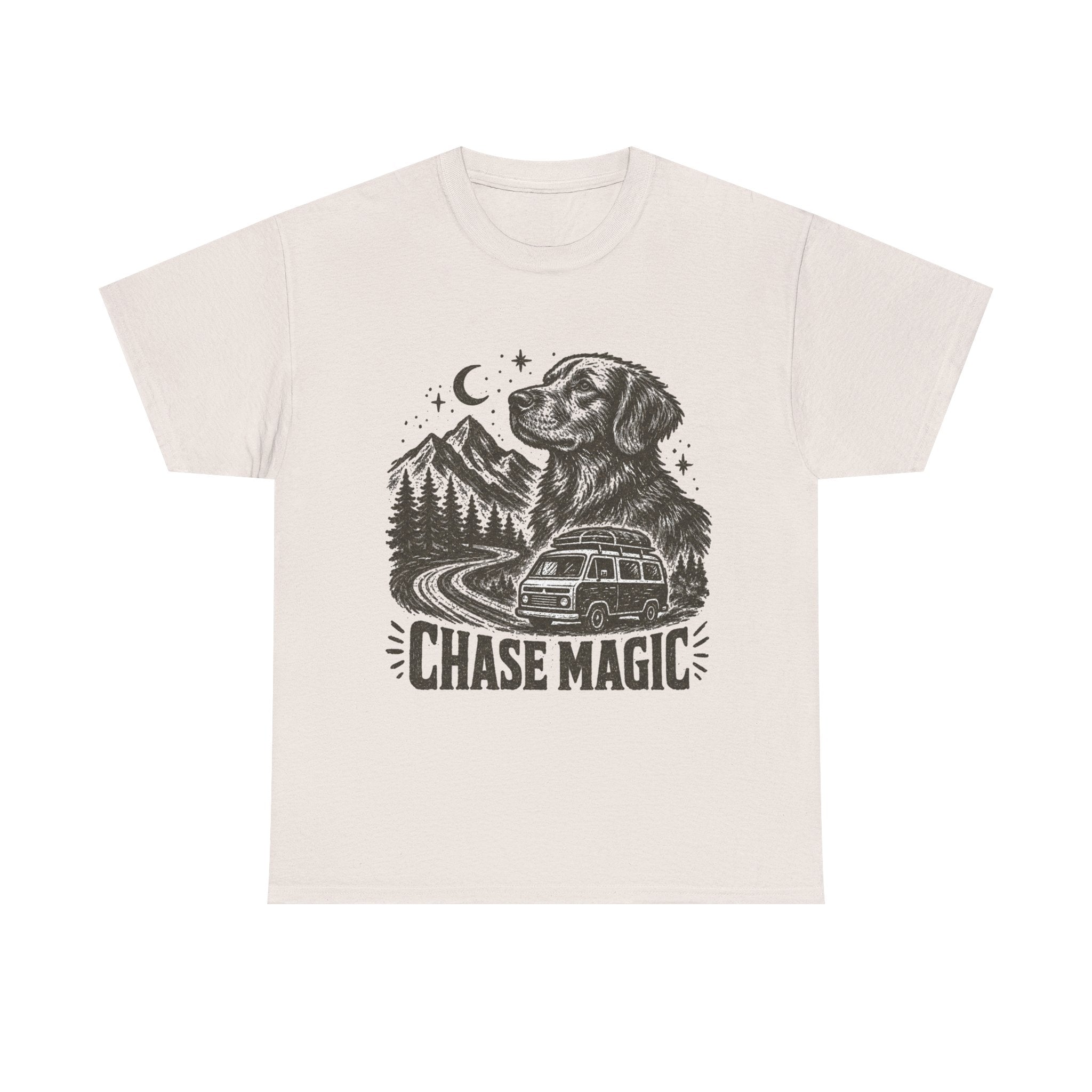 Chase Magic T-Shirt — Adventure Dog Van Life Graphic Tee