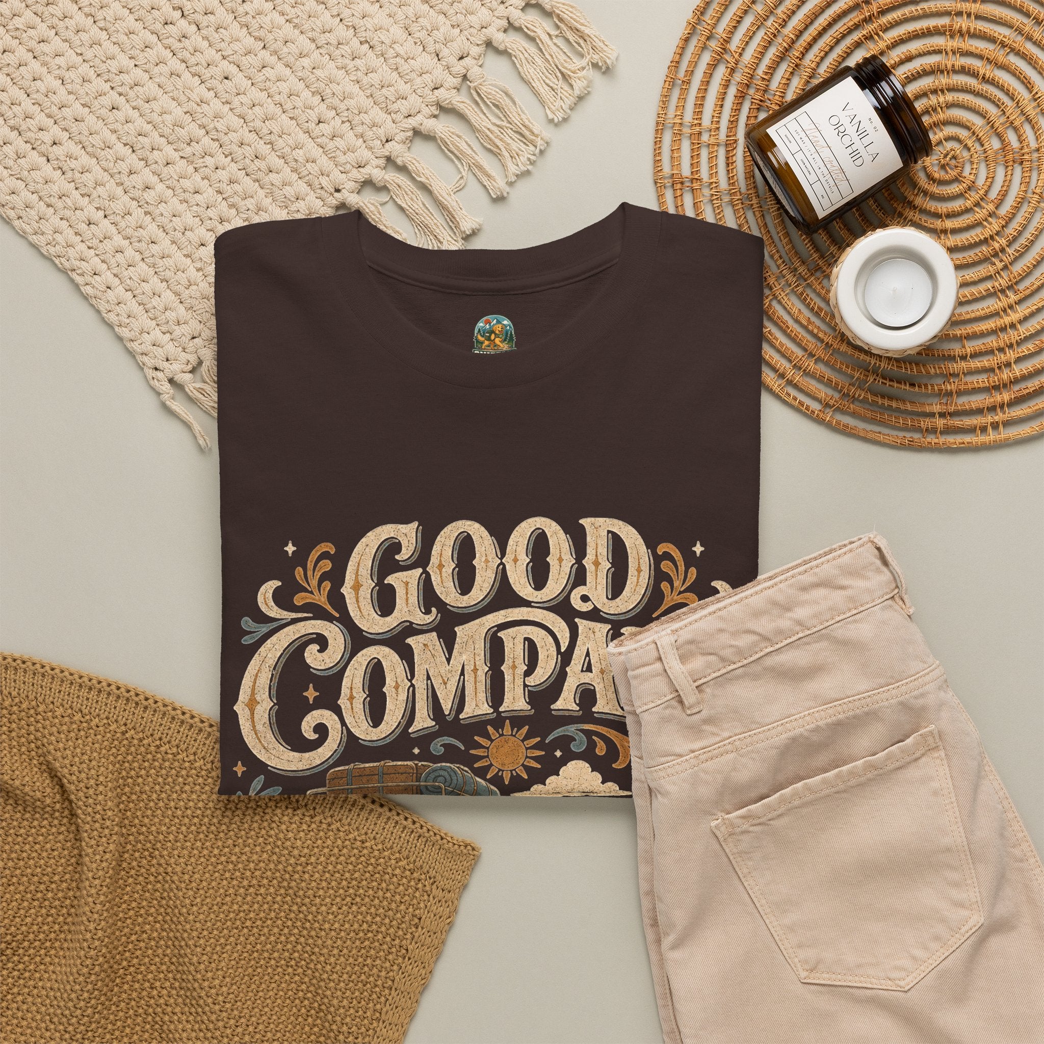 Good Company Retro Camper Van Road Trip Graphic Tee