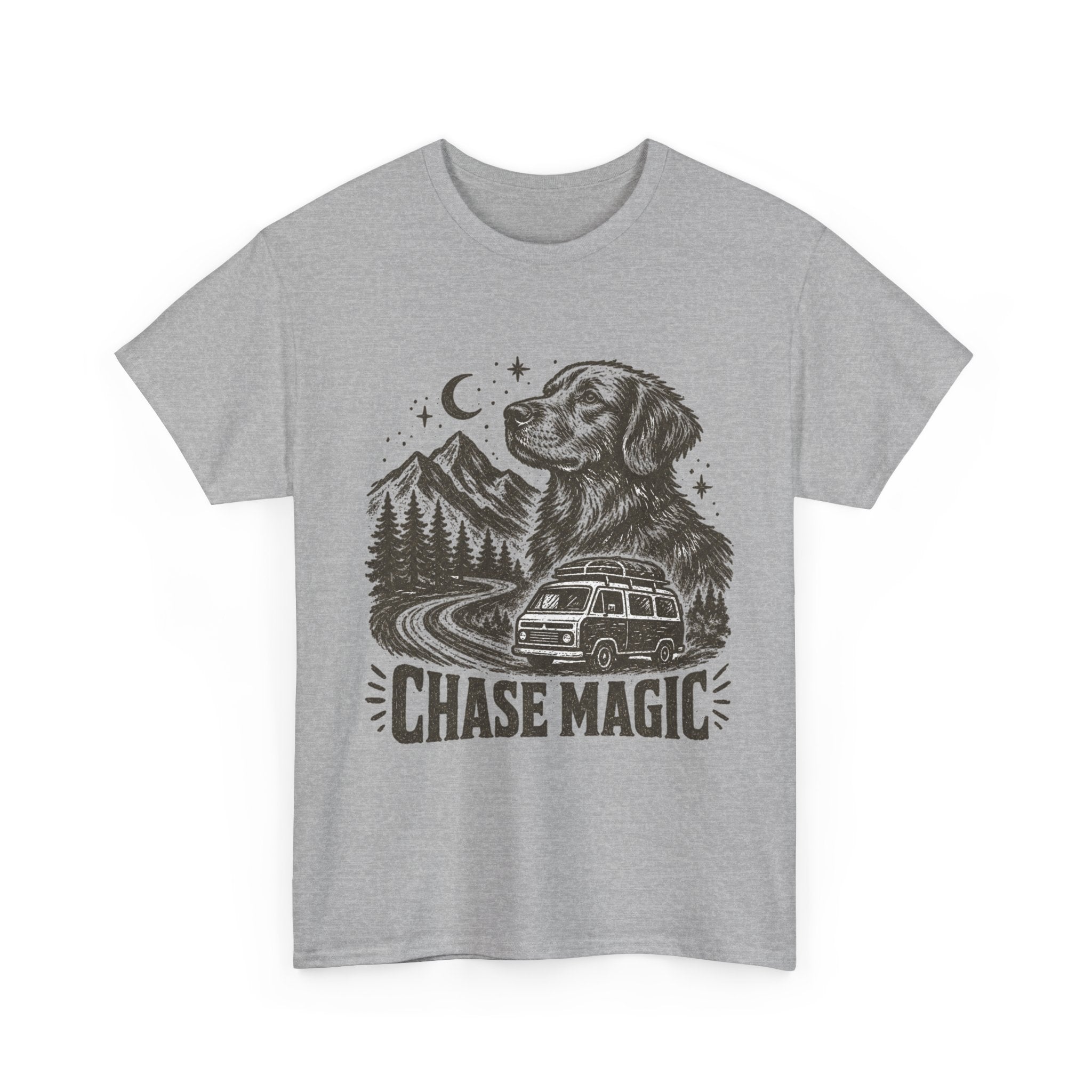 Chase Magic T-Shirt — Adventure Dog Van Life Graphic Tee