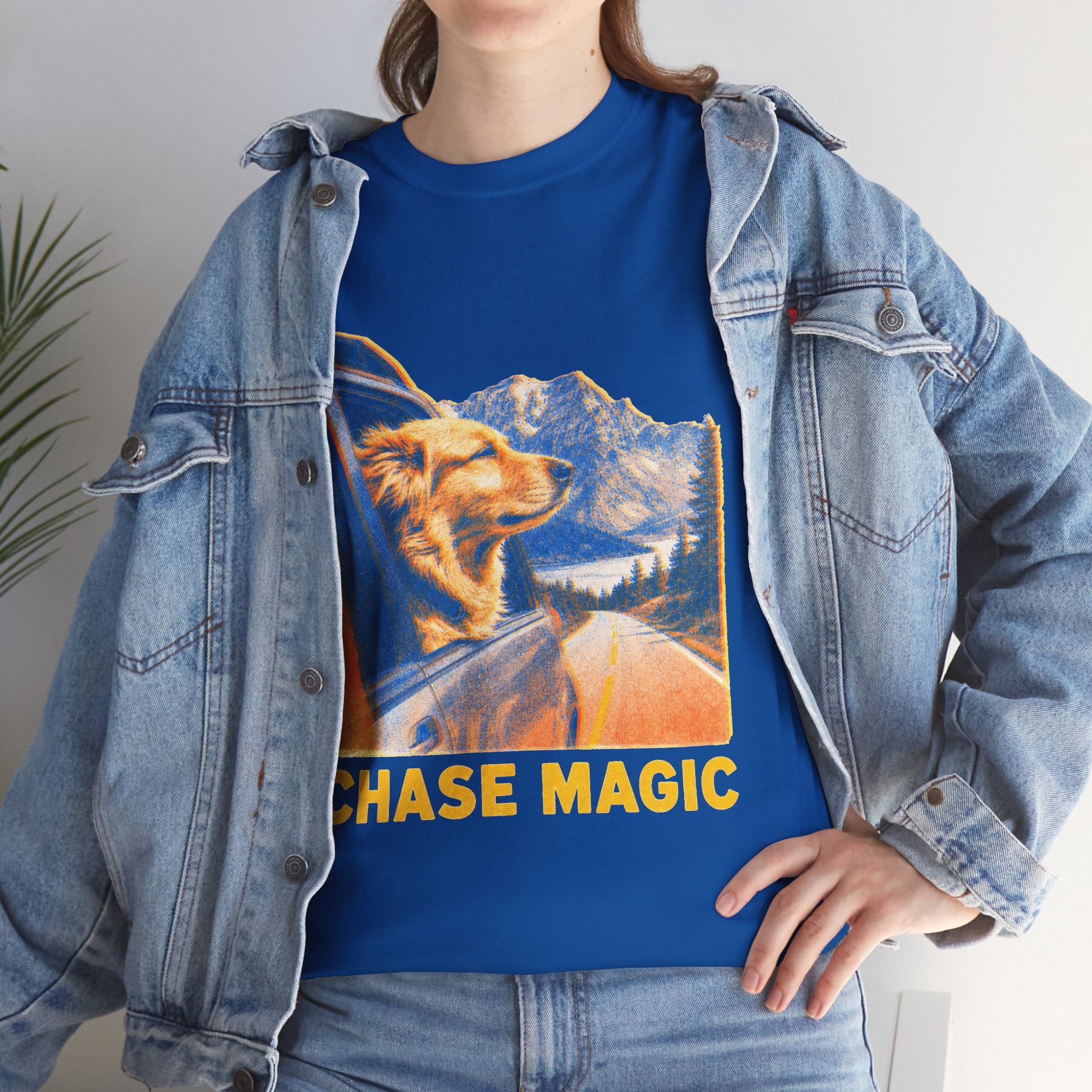 Chase Magic Retro Mountain Dog Graphic Tee