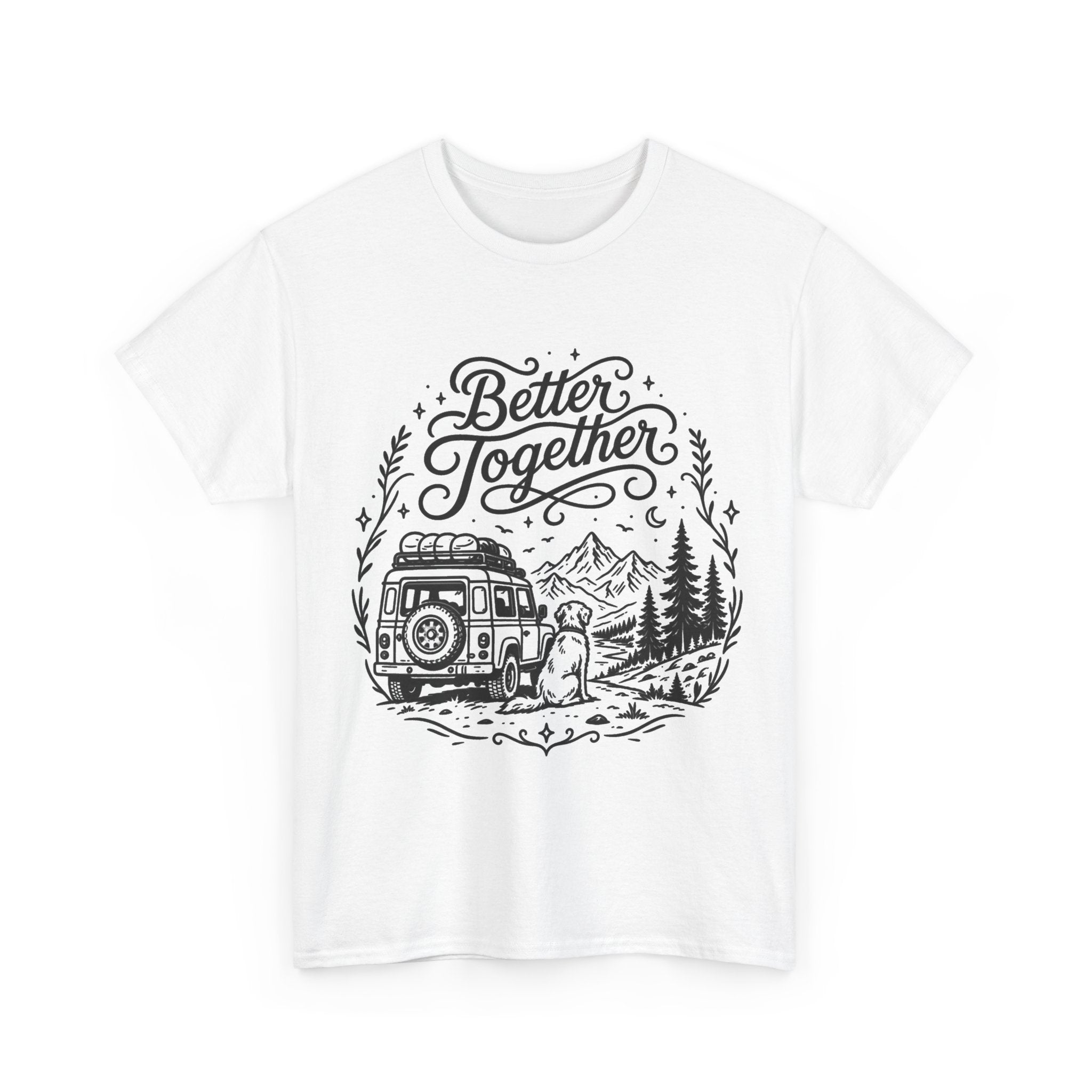 Better Together Camper Tee — Couples Road Trip & Adventure T-Shirt