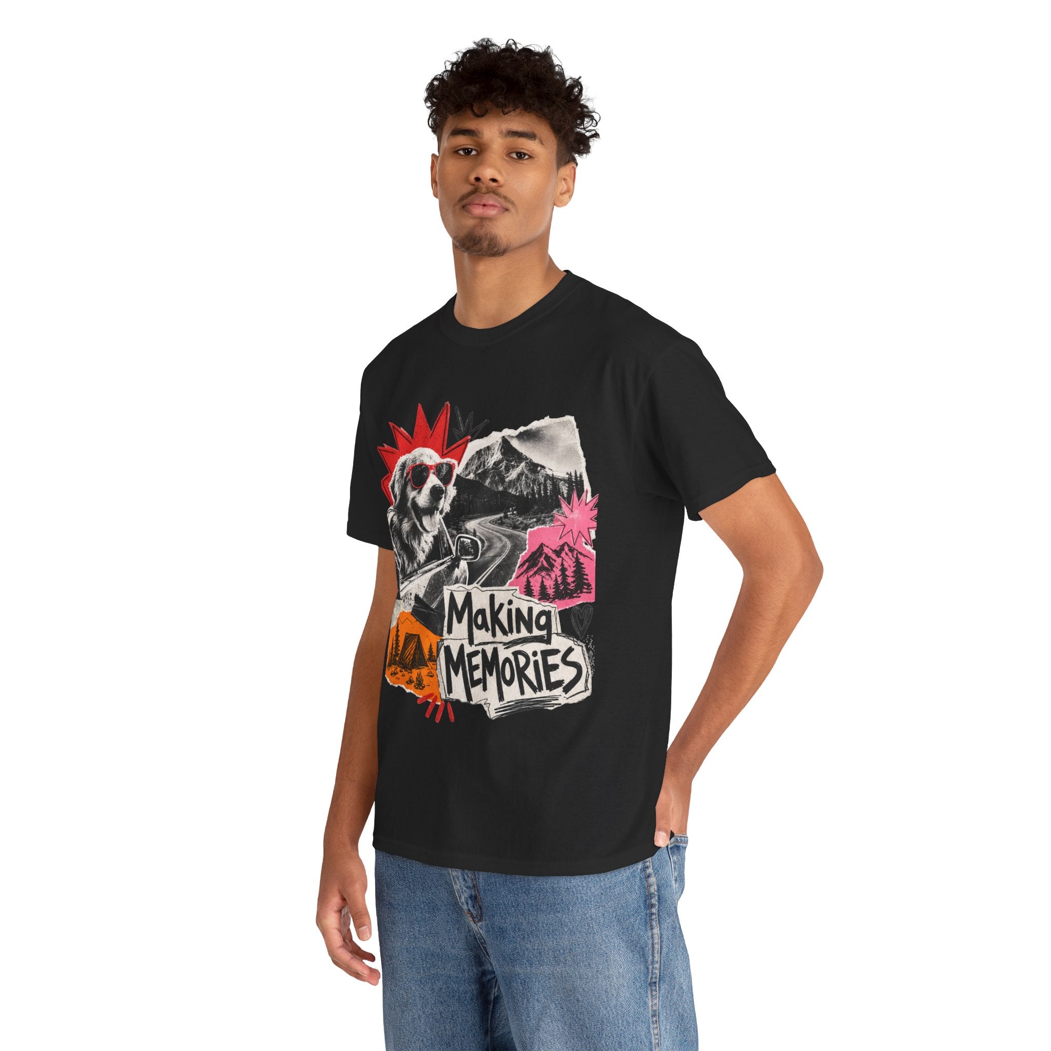 Making Memories Vintage Collage Graphic Tee